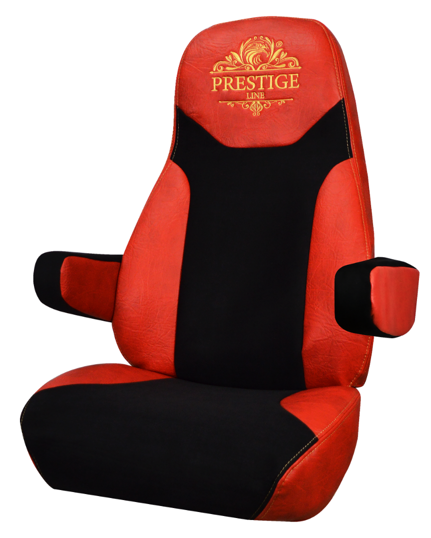 PETERBILT 378, 379, 386, 387, 388, 389 truck seat cover Prestige-Line RED ALFA-WAYS LLC