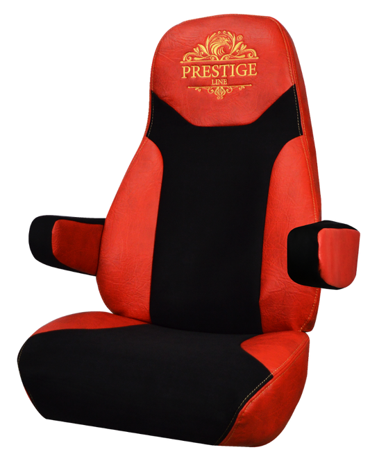 PETERBILT 378, 379, 386, 387, 388, 389 truck seat cover Prestige-Line RED ALFA-WAYS LLC