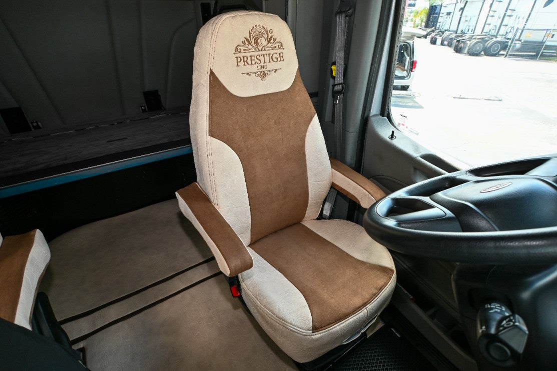 PETERBILT 579, 579EV, 589, 567 truck seat cover Prestige-Line BEIGE ALFA-WAYS LLC