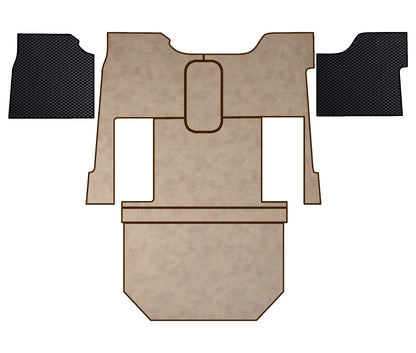 PETERBILT 579 truck floor mats Prestige-Line BEIGE ALFA-WAYS LLC