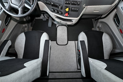 PETERBILT 579 truck floor mats Prestige-Line GRAY ALFA-WAYS LLC