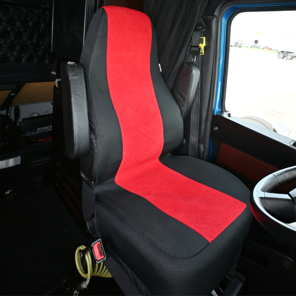 Seat Cover Basic fits VOLVO vnl, vnm (2004-2018) RED