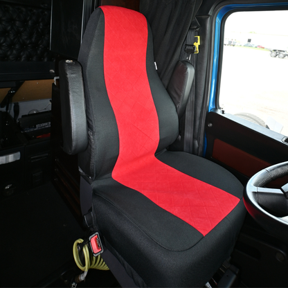 Seat Cover Basic fits VOLVO vnl, vnm (2004-2018) RED