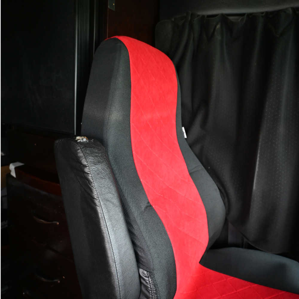Seat Cover Basic fits VOLVO vnl, vnm (2004-2018) RED