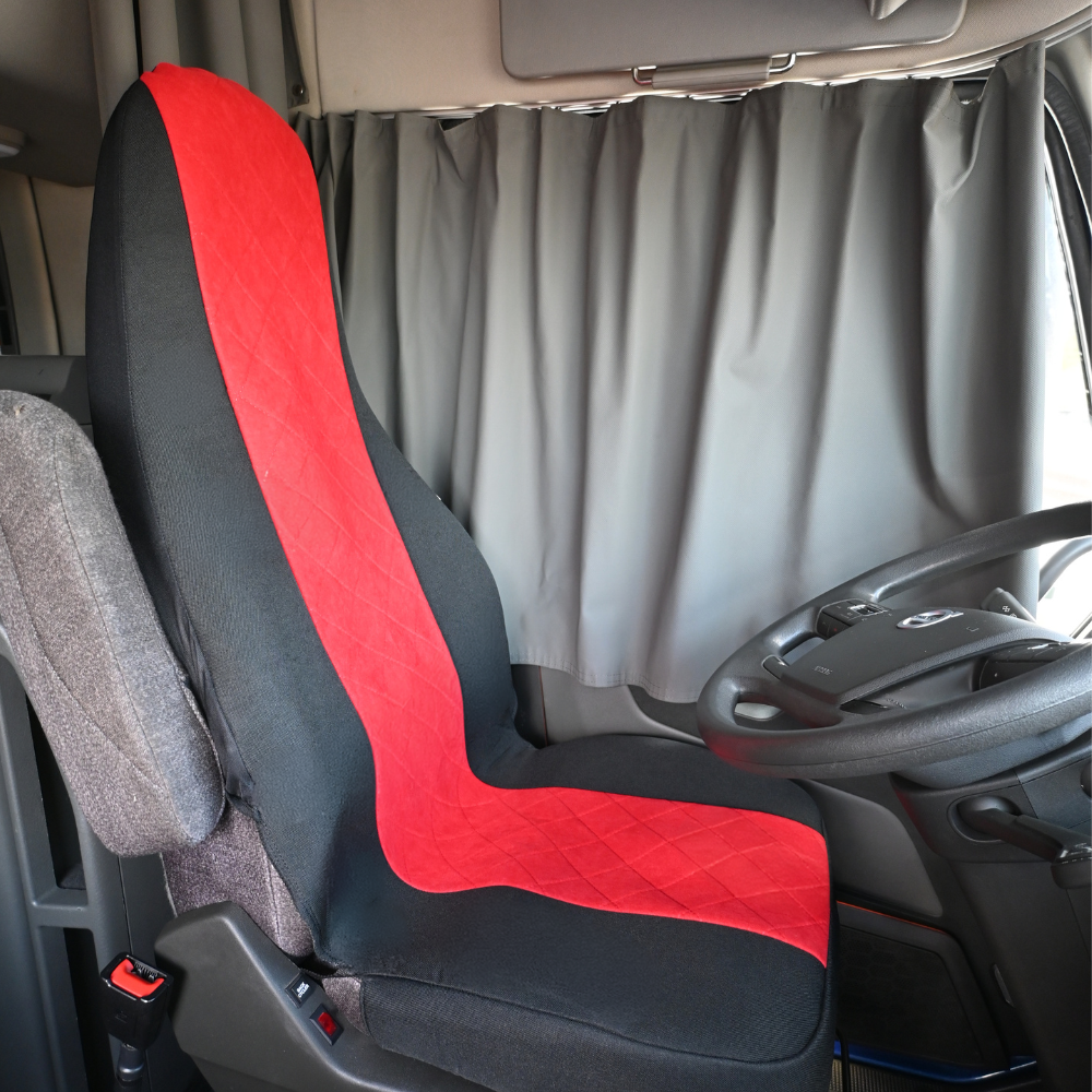 Seat Cover Basic fits VOLVO VNL, VNR, VNX, VHD, VAH (2019 - 2024) - RED