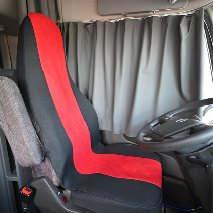 Seat Cover Basic fits VOLVO VNL, VNR, VNX, VHD, VAH (2019 - 2024) - RED