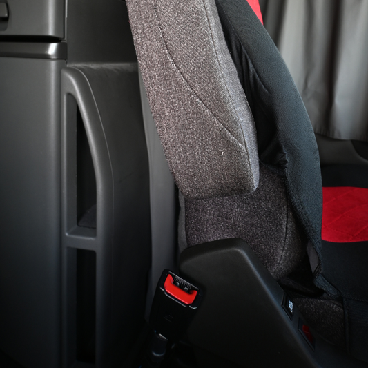 Seat Cover Basic fits VOLVO VNL, VNR, VNX, VHD, VAH (2019 - 2024) - RED