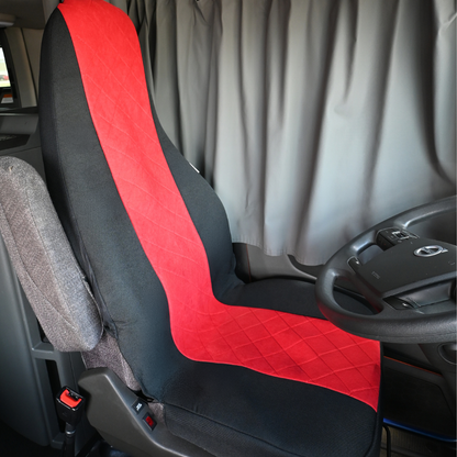 Seat Cover Basic fits VOLVO VNL, VNR, VNX, VHD, VAH (2019 - 2024) - RED