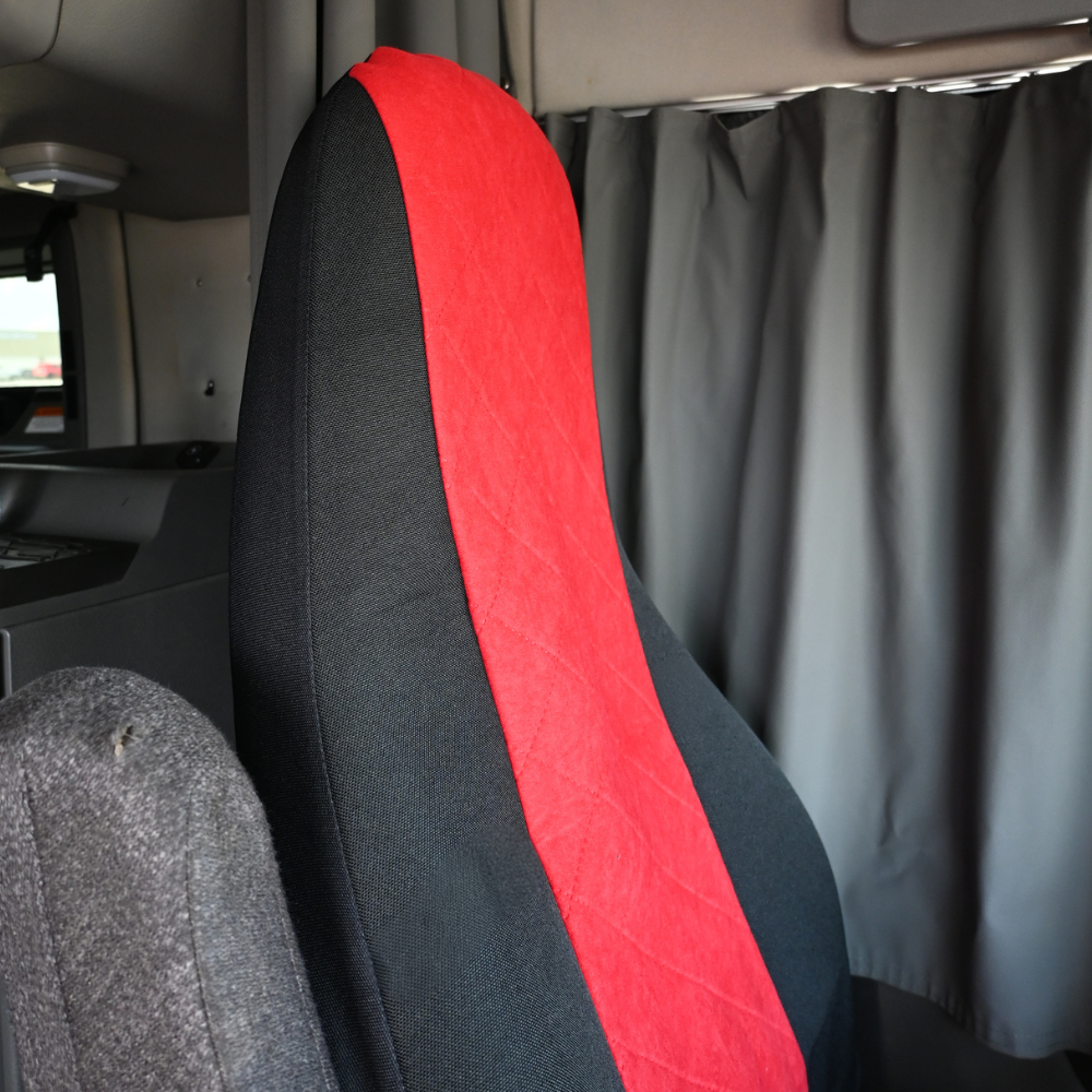 Seat Cover Basic fits VOLVO VNL, VNR, VNX, VHD, VAH (2019 - 2024) - RED