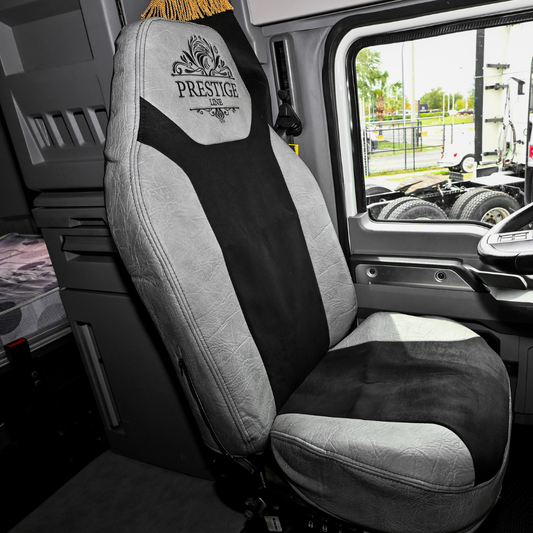 MACK ANTHEM, pinacle, granite, 2019-current truck seat cover Prestige-Line GRAY