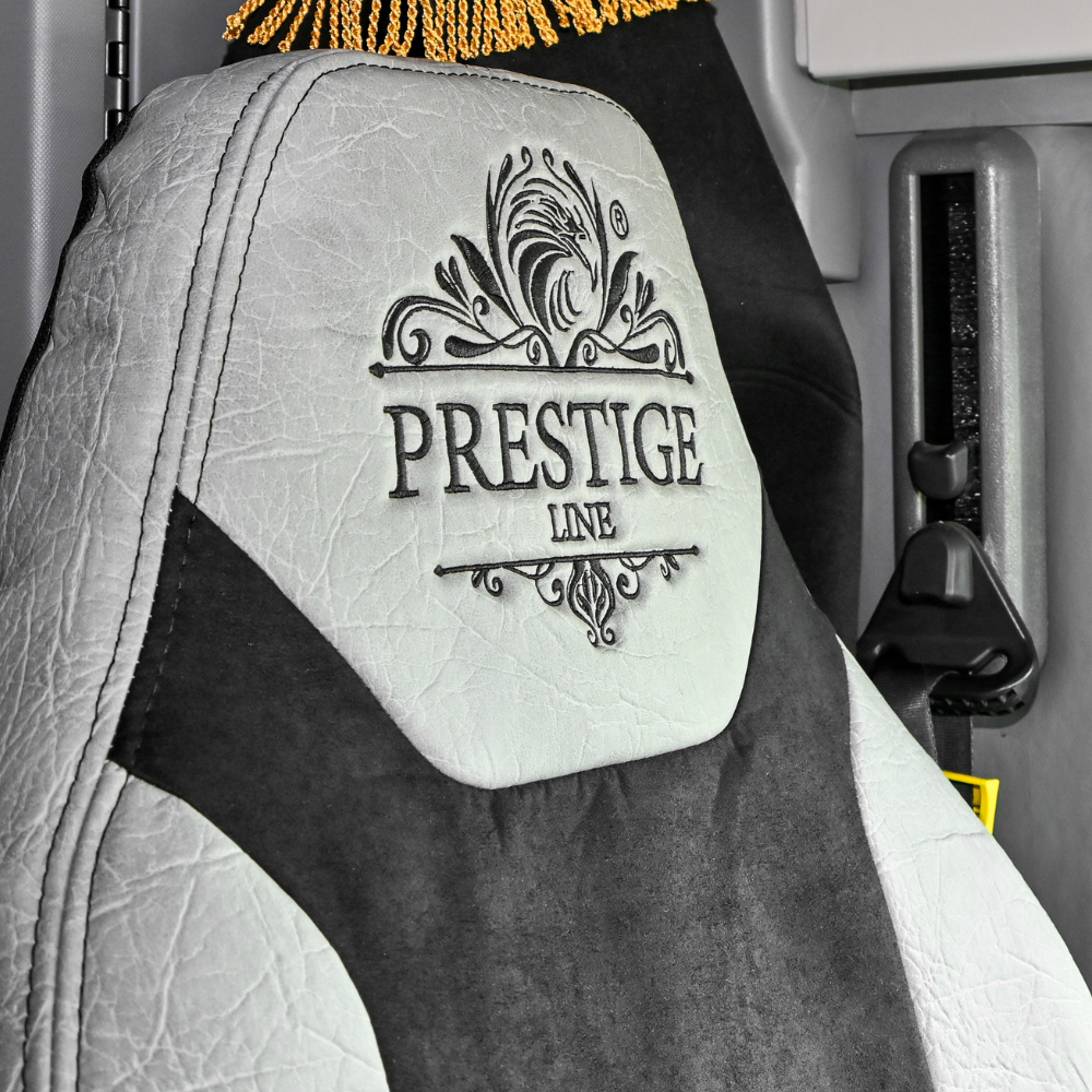 MACK ANTHEM, pinacle, granite, 2019-current truck seat cover Prestige-Line GRAY