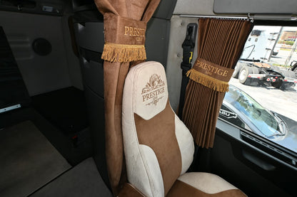 VOLVO vnl 660, 670, 780, 860 truck sleeper curtains Prestige-Line BROWN ALFA-WAYS LLC