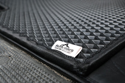 VOLVO vnl 760 740, 2019 - current truck floor mats Prestige-Line BLACK ALFA-WAYS LLC