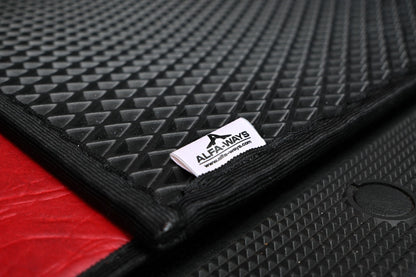 VOLVO vnl 760 740, 2019 - current truck floor mats Prestige-Line RED ALFA-WAYS LLC