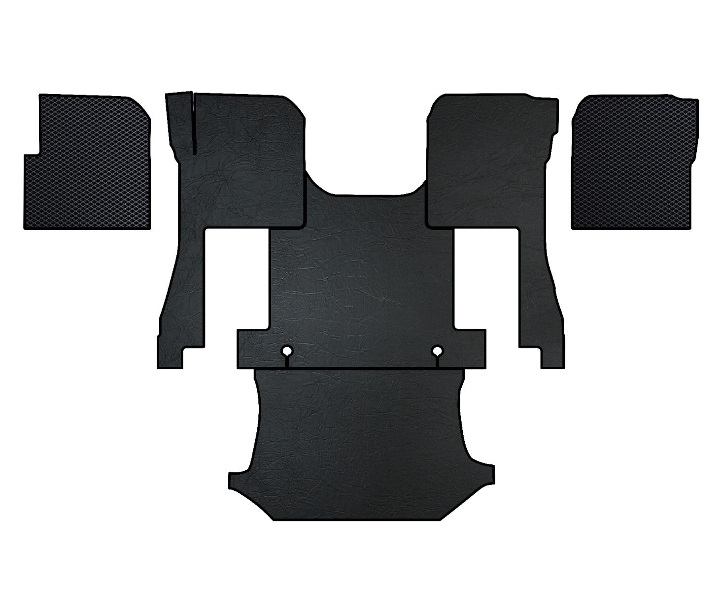 VOLVO vnl 760 740, 2019 - current truck floor mats Prestige-Line BLACK ALFA-WAYS LLC