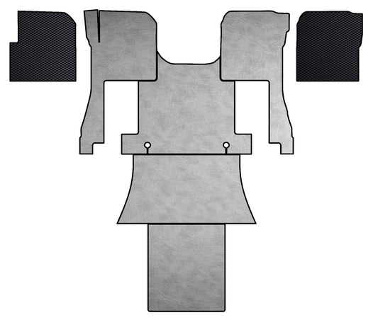 VOLVO vnl 860 2019 - current truck floor mats Prestige-Line GRAY ALFA-WAYS LLC