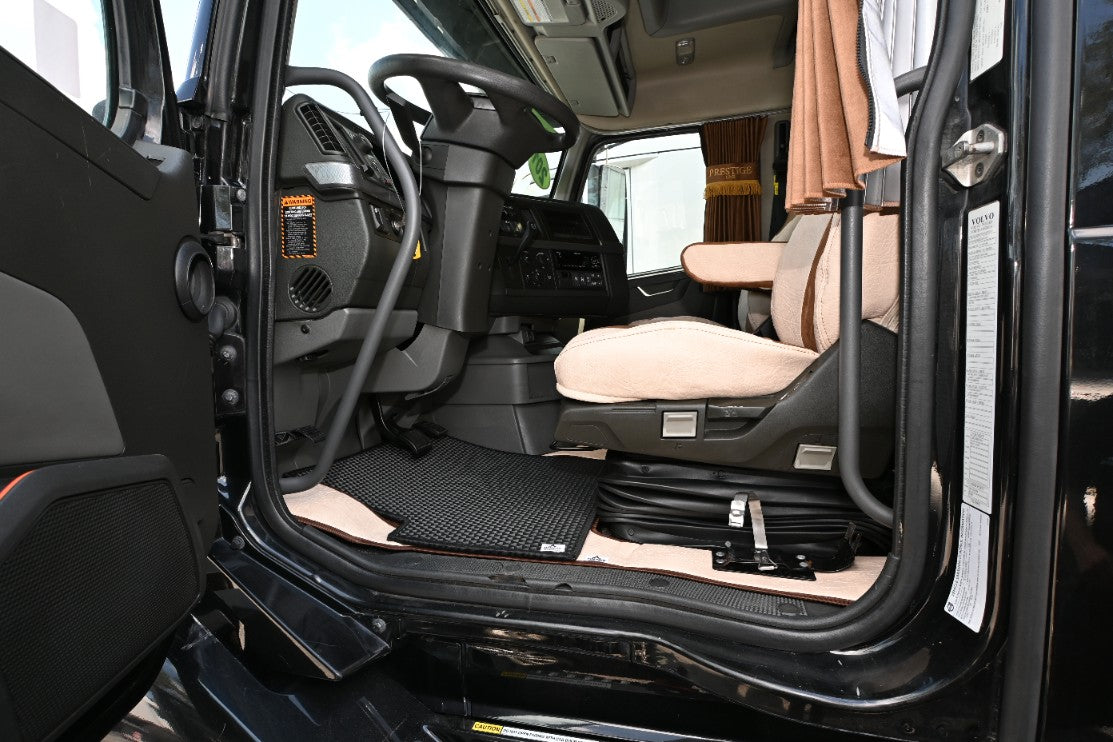 VOLVO vnl 860 2019 - current truck floor mats Prestige-Line BEIGE ALFA-WAYS LLC