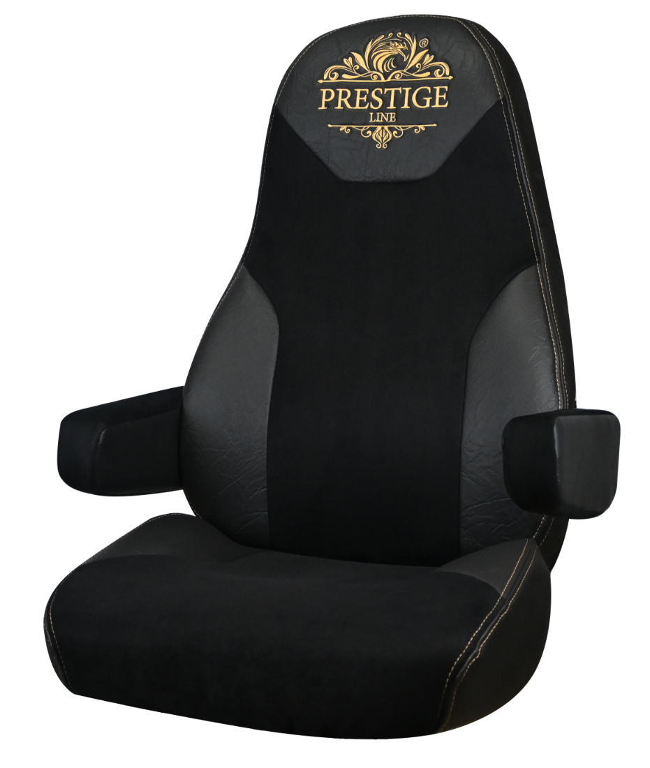 VOLVO vnl, vnm 2004 - 2018 truck seat cover Prestige-Line BLACK ALFA-WAYS LLC