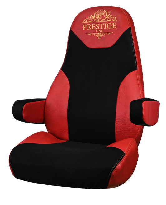 VOLVO vnl, vnm 2004 - 2018 truck seat cover Prestige-Line RED ALFA-WAYS LLC