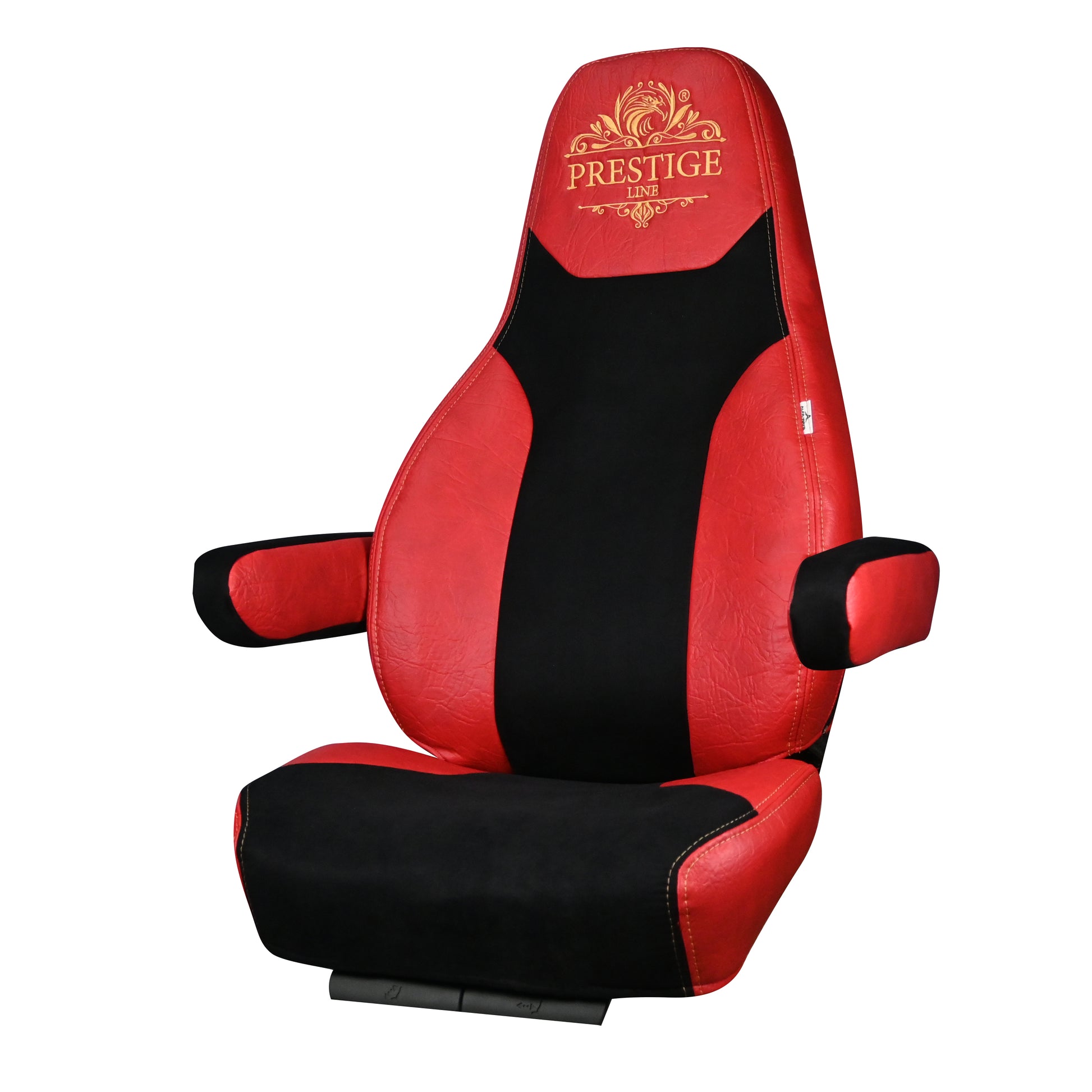 VOLVO vnl, vnr, vnx, vhd, vah 2019-current truck seat cover Prestige-Line RED ALFA-WAYS LLC