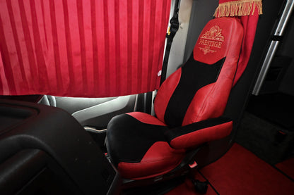 VOLVO vnl, vnr, vnx, vhd, vah 2019-current truck seat cover Prestige-Line RED ALFA-WAYS LLC