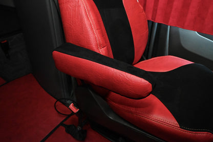 VOLVO vnl, vnr, vnx, vhd, vah 2019-current truck seat cover Prestige-Line RED ALFA-WAYS LLC