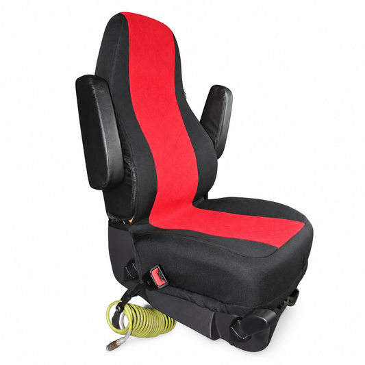 Seat Cover Basic fits  INTERNATIONAL LT & RH SERIES, PROSTAR RED