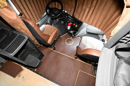 INTERNATIONAL LT RH PROSTAR LONESTAR truck floor mats BROWN ALFA-WAYS LLC