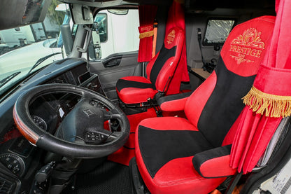 INTERNATIONAL LT RH PROSTAR truck seat cover Prestige-Line RED ALFA-WAYS LLC