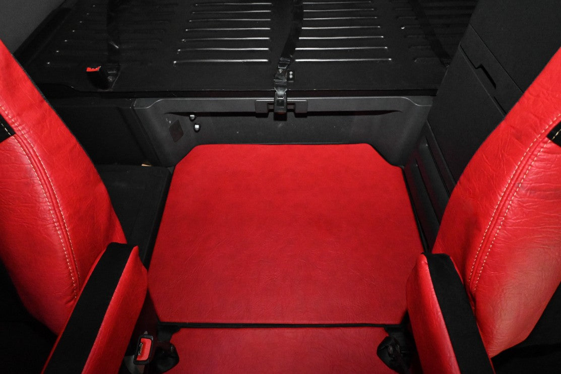 FREIGHTLINER CASCADIA, gen.3, 2018-current truck floor mats Prestige-Line RED ALFA-WAYS LLC