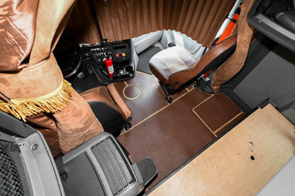 INTERNATIONAL LT RH PROSTAR LONESTAR truck floor mats BROWN ALFA-WAYS LLC