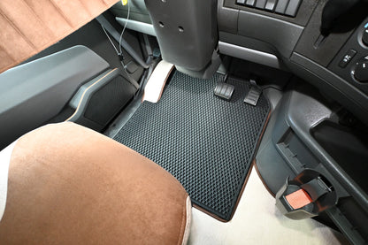 VOLVO vnl 860 2019 - current truck floor mats Prestige-Line BEIGE ALFA-WAYS LLC